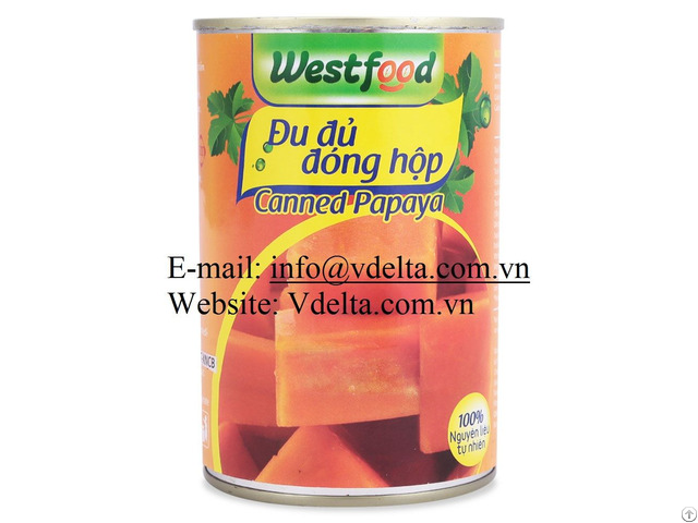 Canned Red Papaya