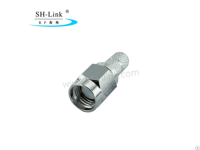 Sma Male Crimp Solder Connector For Rg58 Lmr 195 Rg142 Cable