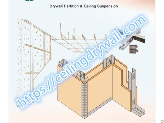 Suspension Ceiling And Drywall Partition