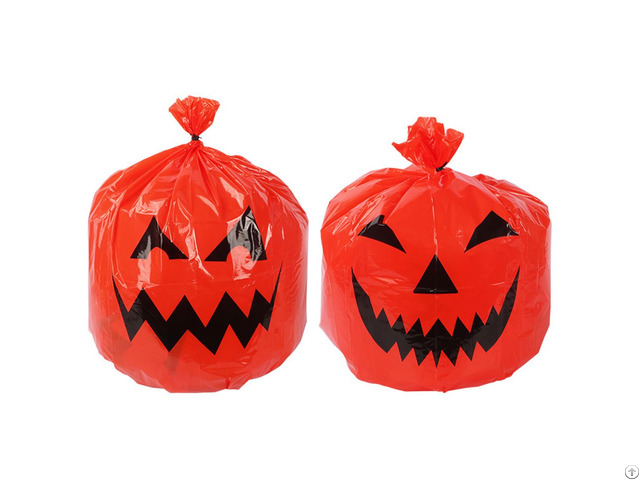 Pumpkin Plastic Bags