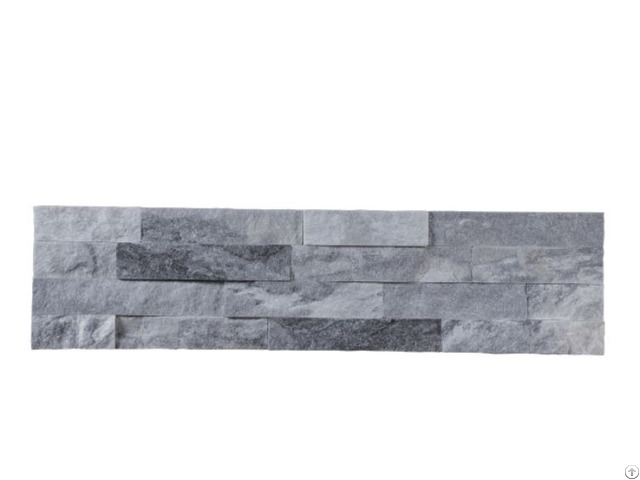 White And Grey Quartz Culture Stone Panel