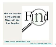Find The Local Or Long Distance Movers In East Los Angeles