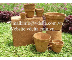 High Quality Coconut Coir Pots Vdelta