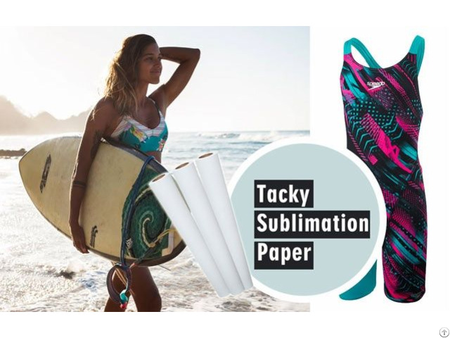 Hi Tacky 100gsm Sublimation Paper For Sportswear Printing