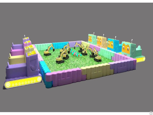 Outdoor Carnival Party Idea Kid Rc Digger Amusement Theme Park For Fair Game