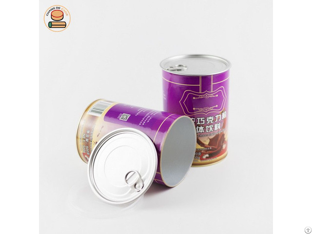 High Quality Eco Friendly Paper Tube Packaging For Chocolate Powder