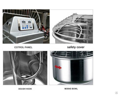 Sy 301 Stainless Steel Stand Electric Spiral Dough Mixer