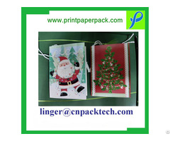 Custom Christmas Greeting Card Festival Gift Decoration Paper Hanger Tag