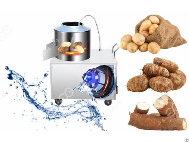 Small Scale Potato Peeling Washing Machine