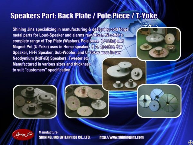 Speakers Part Washer And T Yoke Made In Taiwan
