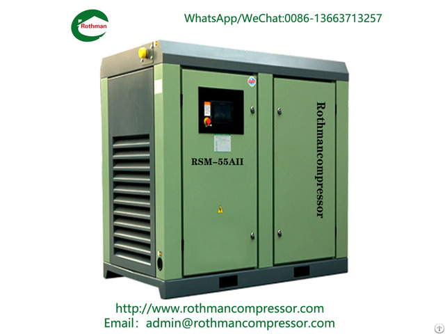 China Rothman Supply Oil Injected Screw Air Compressor