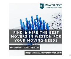 Find And Hire The Best Movers In Weston For Your Moving Needs