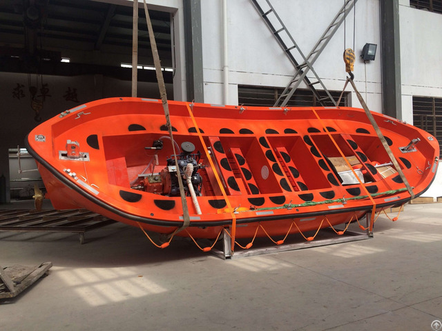 Solas Used Rescue Plastic Boat With Engine