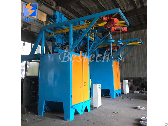 Spinner Hanger Hook Shot Blasting Machine