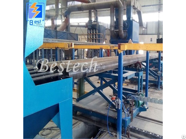 Steel Pipe Internal Wall Shot Blasting Machine