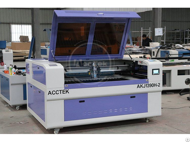 Jinan Co2 Acrylic Laser Cutting Engraving Machinery Akj1390h 2