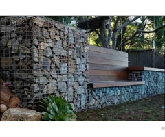 Gabion Wall For Protection And Decoration