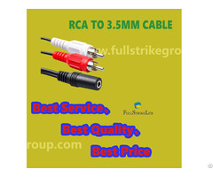 Stereo Audio Video 3 5mm To 3rca Male Cable