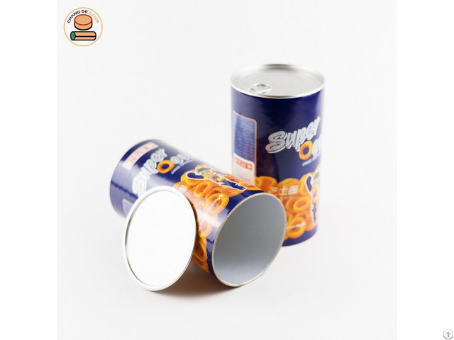 Hot Sale Food Grade Kraft Cylinder Paper Tube For Snacks Packaging Containers