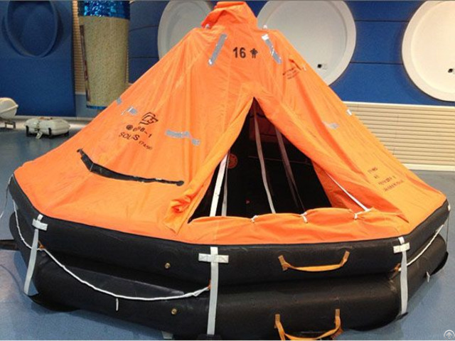 Self Inflatable Emergency Davit Launched Solas Used Life Boat With 25persons