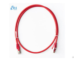 Rj45 Connector Pvc Jacket Copper Wire Cat5e Ftp Indoor Network Cable Patch Cord
