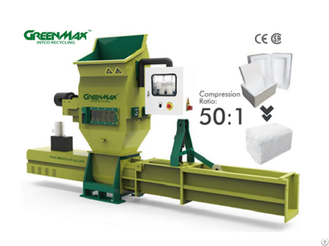 Professional Greenmax Styrofoam Recycling Machine A C200