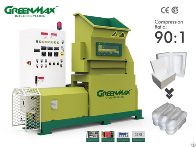 Professional Greenmax M C200 Styrofoam Densifier