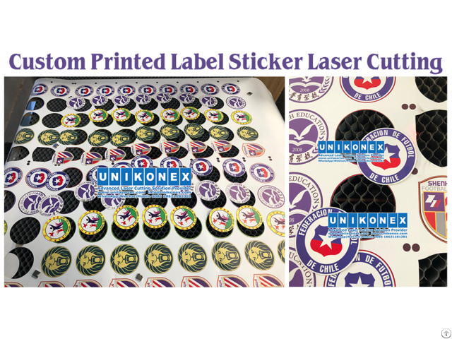 Custom Printed Label Sticker By Laser Cutting