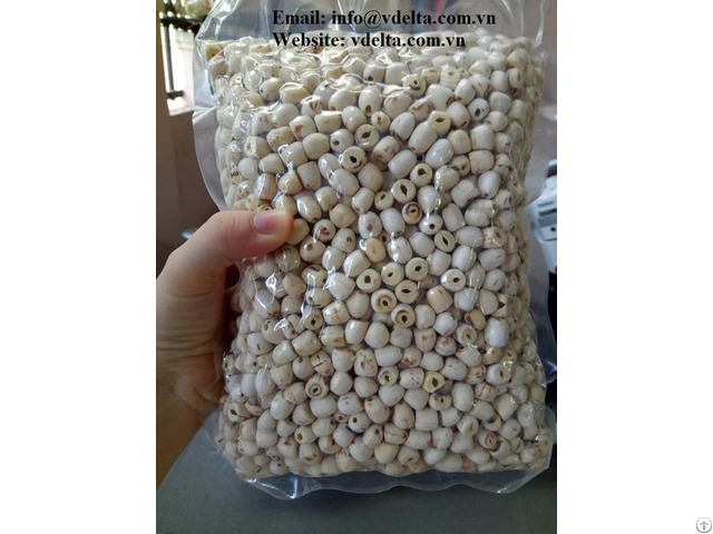 Dried White And Black Lotus Seeds