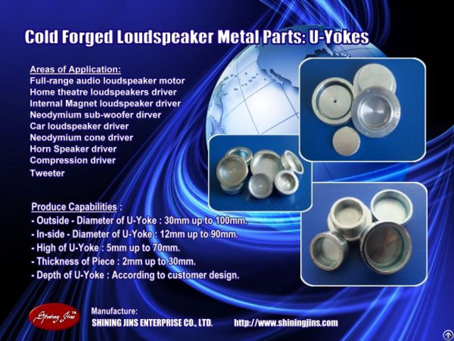 U Yokes Uses In Raw Neodymium Ndfeb Speakers And Tweeter