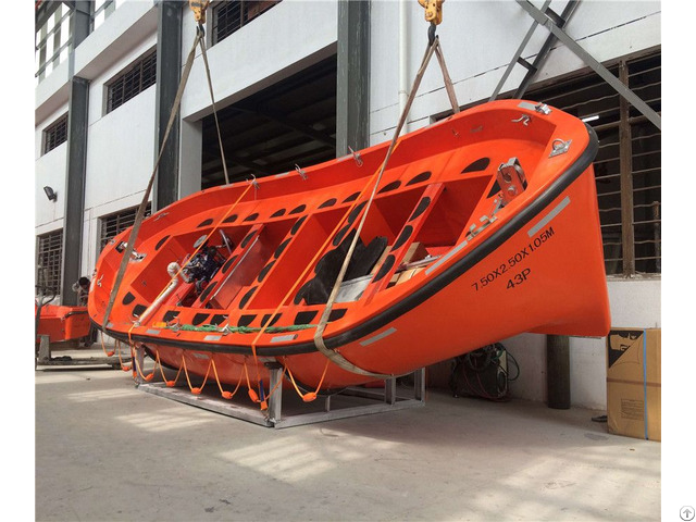 Open Used Life Boats With Davit For Sale