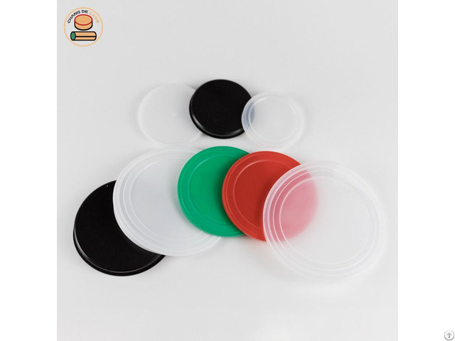 Plastic Lids For Cans Paper Tube Accessories Cover Bottle Can