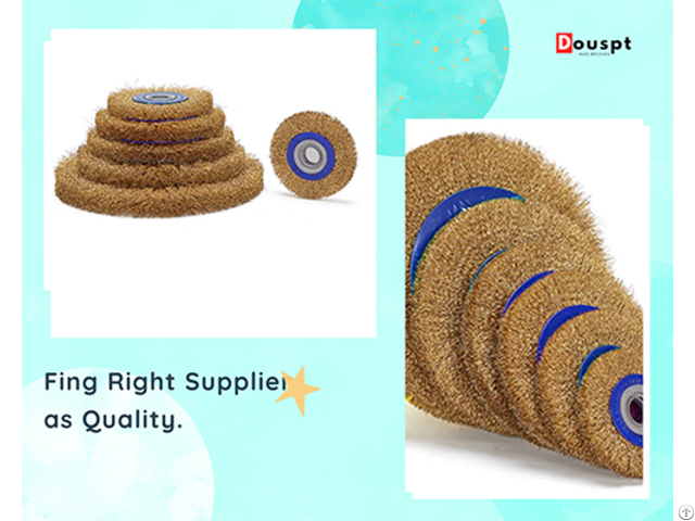 Crimped Wire Wheels For Uniform Brushing