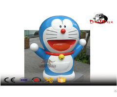 Tall Doraemon Fiberglass Outdoor Decoration Statue