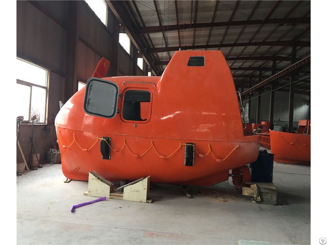 Marine Life Boat Totally Enclosed Lifeboat With Davit Price For Sale