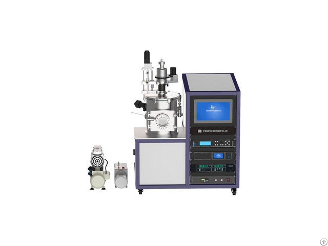 Dual Bottom Target Dc Rf Magnetron Sputtering Coating Machine For Laboratory