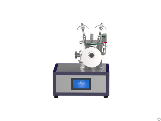 Bench Top Double Target Magnetron Sputtering Coater With High Vacuum Stainless Steel Chamber