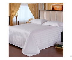 100% Cotton Comfortable Hotel White Bed Sheets