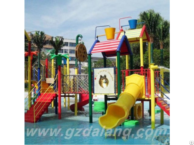 Water Park Equipment Fiberglass Children Aqua House