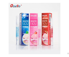 Transparent Plastic Fruity Teeth Whitening Pen With Organic Substance