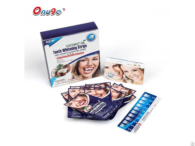 Onuge Bright White Daily Use Coconut Oil Teeth Whitening 14 Sets A Box