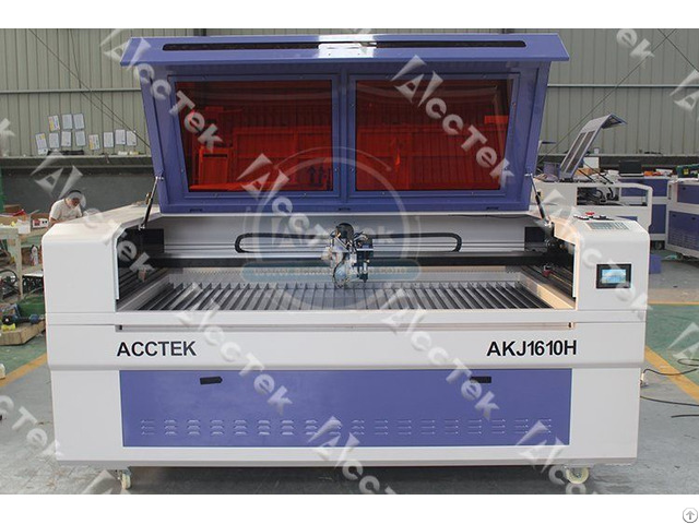 Co2 Cnc Machine Cheap Laser Metal Nonmetal Cutter Akj1610h