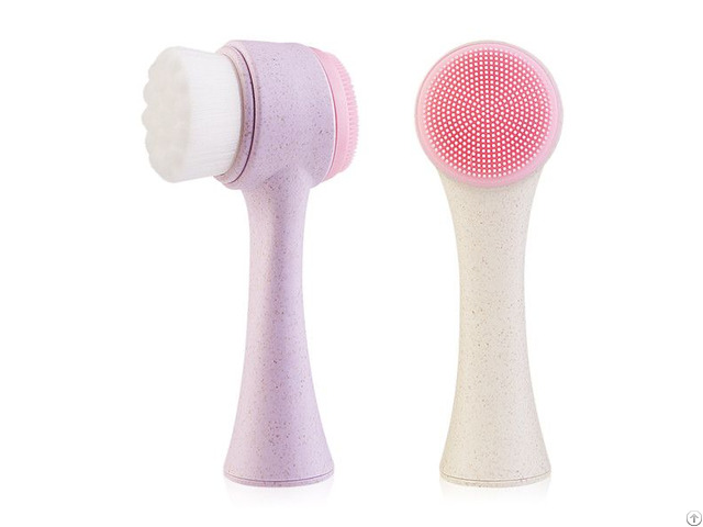 Eco Friendly Biodegradable Stand Up Facial Washing Brush