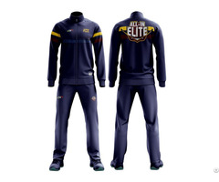 Custom Collegiate Basketball Full Zip Jackets And Pants Sublimation Print