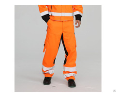 Cargo Work Pants With Reflective Tape