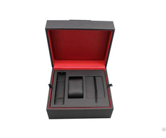 Luxury Black Leather Watch Packaging Box