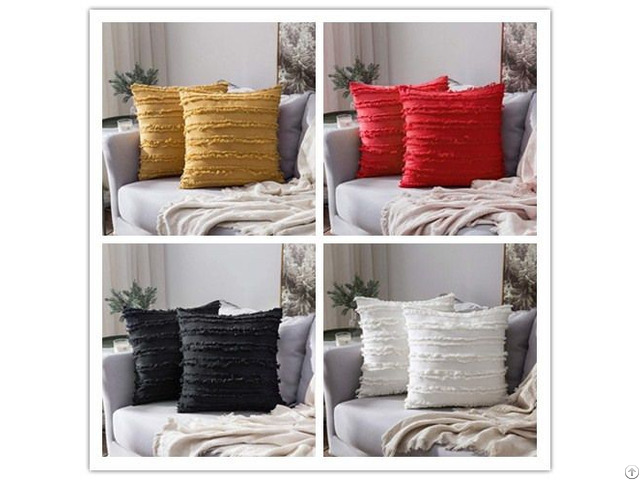 Fashion Tassels Cushion Cover Pillowcase