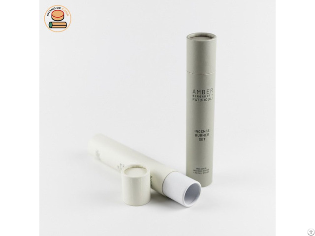 Custom Poster Tube Mailing Packaging Push Up Paper Can For Perfume Bottle