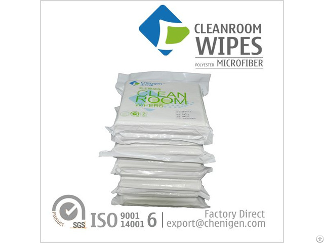 Low Cost Soft Texture Polyester Microfiber Cleanroom Wipes