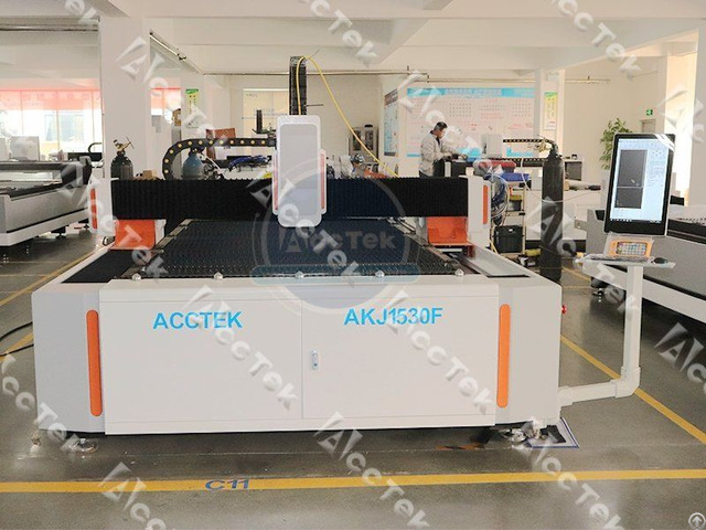 Akj1530f Cnc Metal Laser Cutting Machine With Heavy Duty Frame